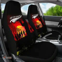 New Zealand Car Seat Covers Lest We Forget TH4