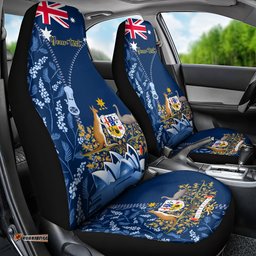 Personalised Happy Australia Day 26 January Car Seat Cover