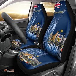 Personalised Happy Australia Day 26 January Car Seat Cover