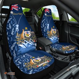 Personalised Happy Australia Day 26 January Car Seat Cover