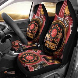 Custom Australia Indigenous Rugby Car Seat Cover 2025 Aboriginal All Stars