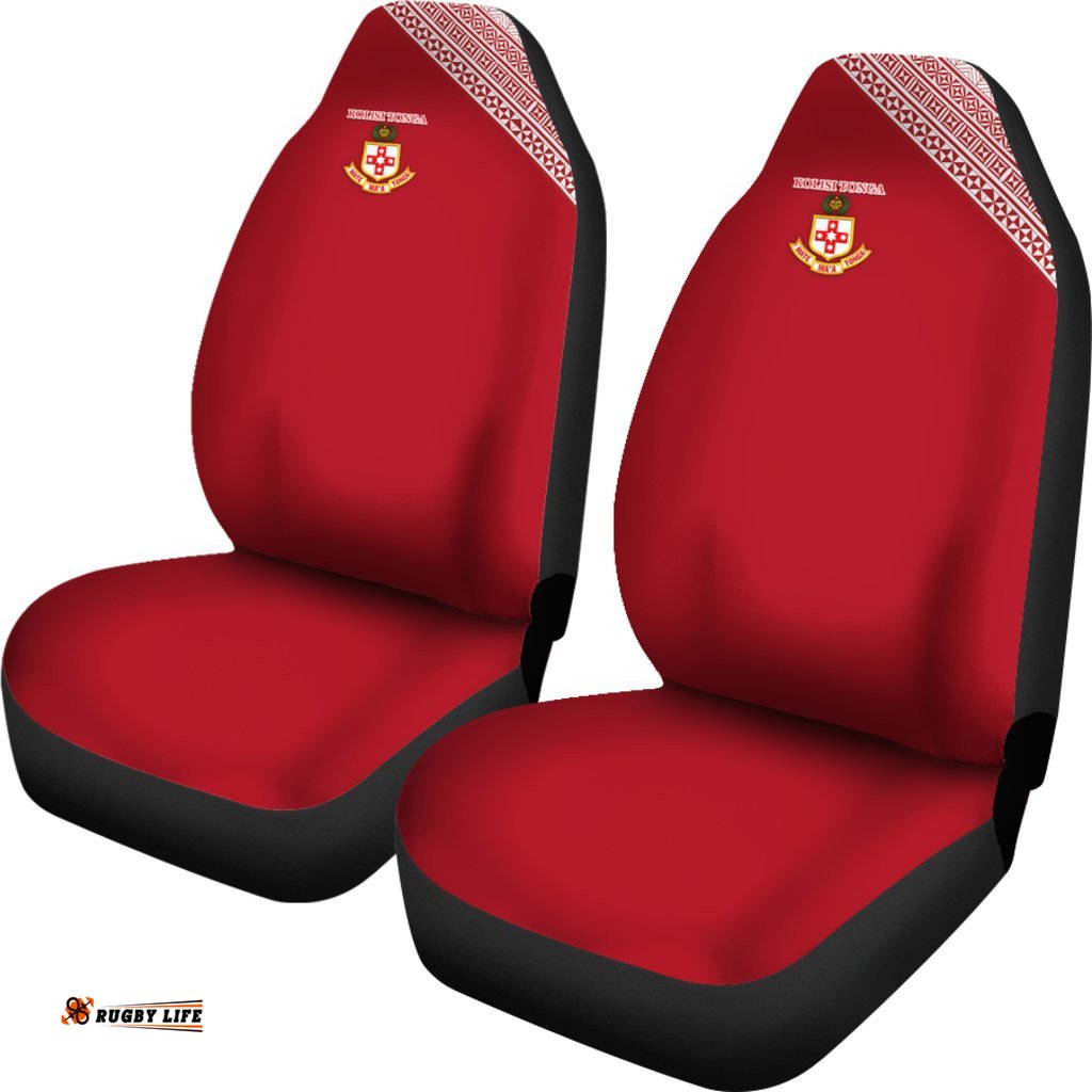Kolisi Tonga Car Seat Covers Mate Ma'a Tonga Rugby Original