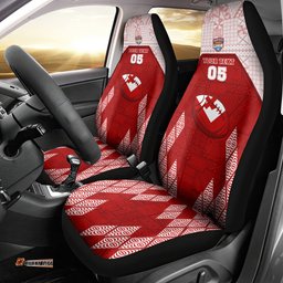 Custom Tonga Rugby Car Seat Cover 2023 Pacific Championships Kupesi Ngatu Mate Maa
