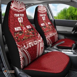 Personalized Mate Maa Tonga Rugby Car Seat Cover Ofa Atu Tonga