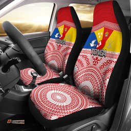 Tonga Rugby Car Seat Covers Special Coat Of Arms