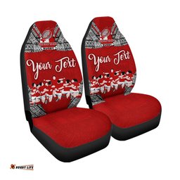Custom Personalised Tonga Rugby Ikale Tahi Sipi Tau Car Seat Covers