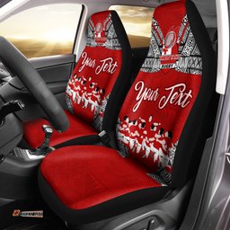 Custom Personalised Tonga Rugby Ikale Tahi Sipi Tau Car Seat Covers