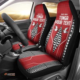 Custom Tonga Rugby Car Seat Cover Mate Maa Kupesi Style