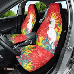 Sulphur crested Cockatoo Christmas Car Seat Cover Australia Gumtree With Golden Wattle