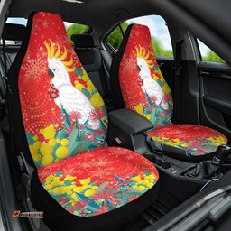 Sulphur crested Cockatoo Christmas Car Seat Cover Australia Gumtree With Golden Wattle