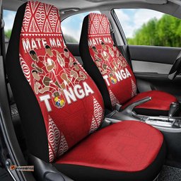 Tonga Rugby Car Seat Cover Tonga Mate Ma'a Take The Lead
