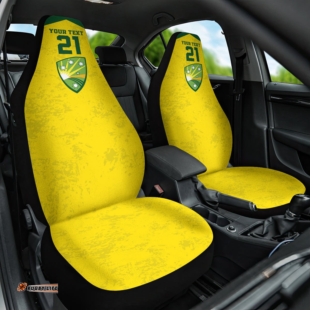 Custom Australia Cricket Car Seat Cover History Champions World Cup Unique