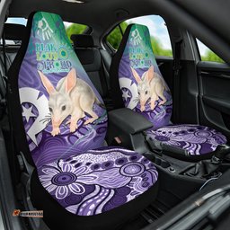 Vivid Bilby NAIDOC 2024 Car Seat Cover Macrotis Aboriginal Art Style