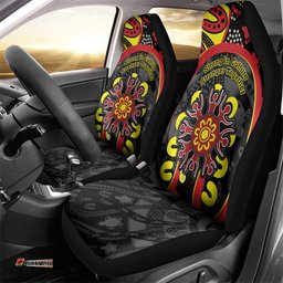Australia Indigenous Children's Day Car Seat Cover Strong In Culture Stronger Together Aboriginal Art