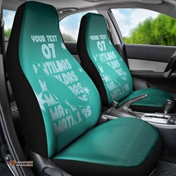 Australia Soccer Matildas Custom Car Seat Cover Turquoise Basic Gradient