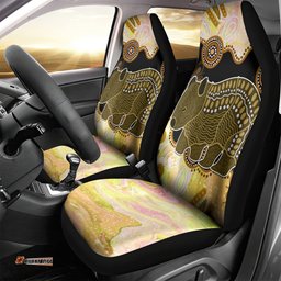 Australia Opal Wombat Car Seat Cover Aussie Aboriginal Art