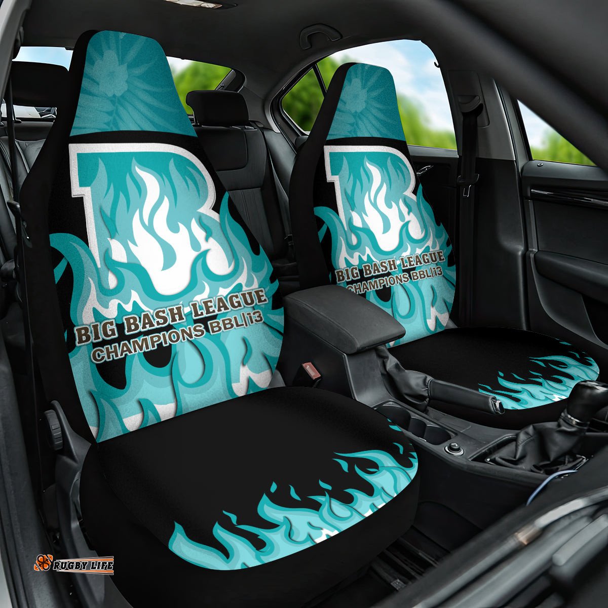 BBL Brisbane Heat Car Seat Cover 2nd Champions 2025 New History