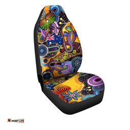 Australia Car Seat Covers Indigenous Animal Artsy