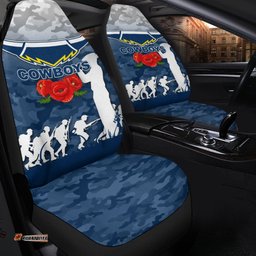 North Queensland Cowboys ANZAC Day Camo Car Seat Covers