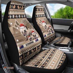Aussie Echidna Car Seat Cover Merry Christmas
