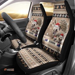 Aussie Echidna Car Seat Cover Merry Christmas