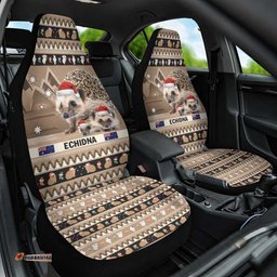 Aussie Echidna Car Seat Cover Merry Christmas