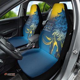 Custom Sri Lanka Cricket Car Seat Cover With Simple Lions Version