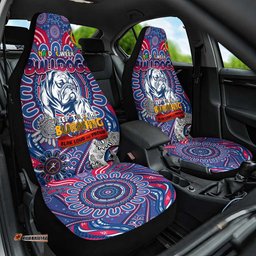 Western Bulldogs NAIDOC Week 2024 Car Seat Cover Mascot Football