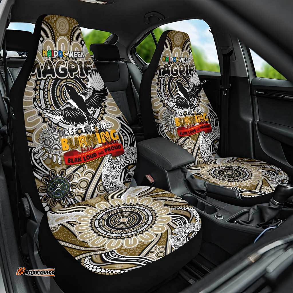 Collingwood Magpies NAIDOC Week 2024 Car Seat Cover Mascot Football