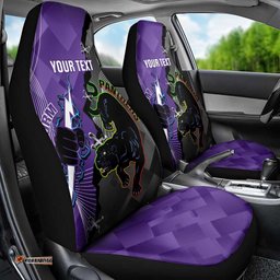 Personalised Storm And Panthers Rugby 2025 Car Seat Cover Go Champions Grand Final Dynamic Style