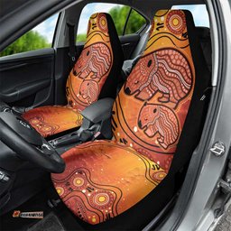Australia Wombat Car Seat Cover Indigenous Art