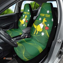 Personalised Australia Go Paris 2025 Car Seat Cover National Color Ver1