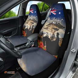 Australia ANZAC Day Car Seat Cover The Lonesome Pine