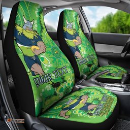 Personalised Raiders NAIDOC Week 2024 Car Seat Cover Aboriginal Fire Burning Sparks