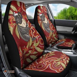 Australia Santa Koala Car Seat Cover Aboriginal Style
