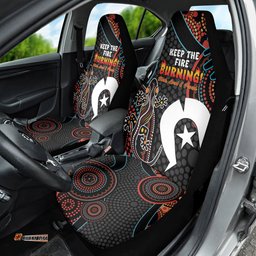 NAIDOC Week 2024 Car Seat Cover Keep The Fire Burning Indigenous Art