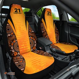Made Tough Scorchers Custom Car Seat Cover Champions BBL13 Aboriginal Version
