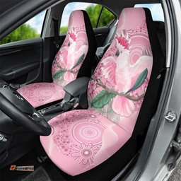 Pink Cockatoo Australia Car Seat Cover Aussie Cacatua Leadbeateri Aboriginal Art