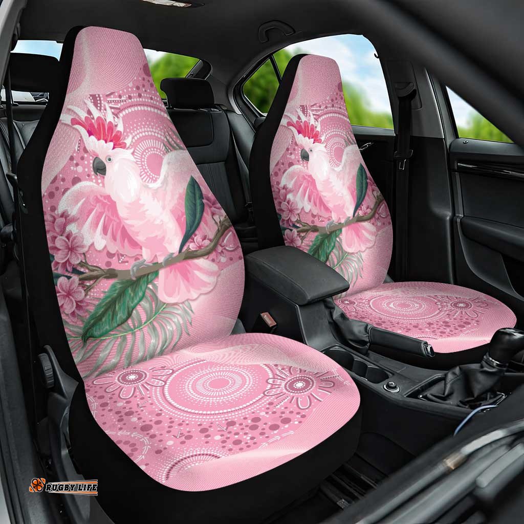 Pink Cockatoo Australia Car Seat Cover Aussie Cacatua Leadbeateri Aboriginal Art