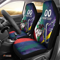 Custom Dragons Cowboys Combine Storm Warriors Car Seat Cover Sport Style Version 02
