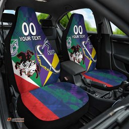 Custom Dragons Cowboys Combine Storm Warriors Car Seat Cover Sport Style Version 02