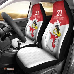 AFL Sydney Custom Car Seat Cover with Swans Mascot Simple Style