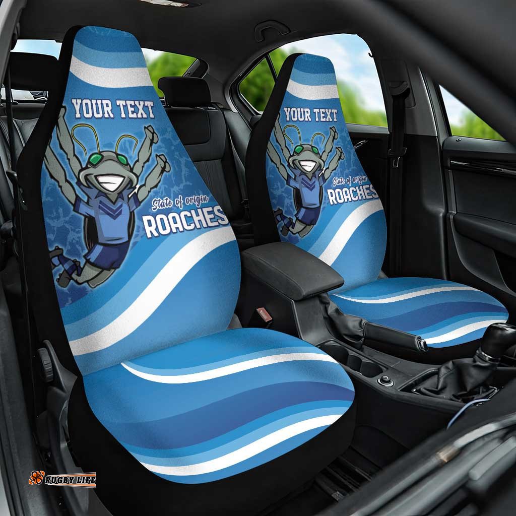Custom NSW Cockroaches Blues Car Seat Cover New South Wales Origin No2