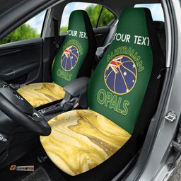 Custom Australia Basketball Car Seat Cover Go Champions Aussie Opals National Color