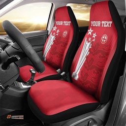 Custom England Cricket Car Seat Cover 3rd Champions World Cup Proud