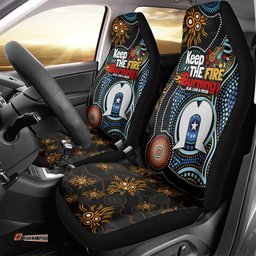 NAIDOC Week 2024 Aussie Aboriginal Car Seat Cover Sparks of Fire