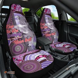 Personalised Australia Koala NAIDOC 2024 Car Seat Cover Keep the Fire Burning