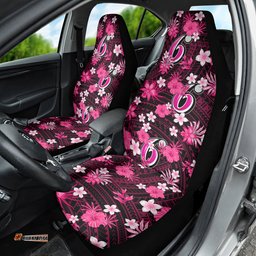 Australian Sixers Cricket Car Seat Cover Baeuty Pacific Hibiscus and Polynesian Pattern
