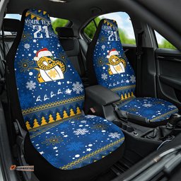 Custom Eels Rugby Car Seat Cover Chirstmas Vibe
