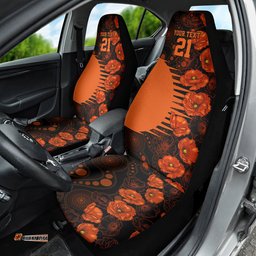 Scorchers Cricket Never Forget Custom Car Seat Cover ANZAC Day with Poppy Aboriginal